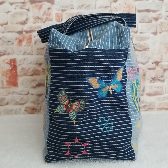 New Johnny Was Gloria Patchwork Bag - Picture 3 of 12